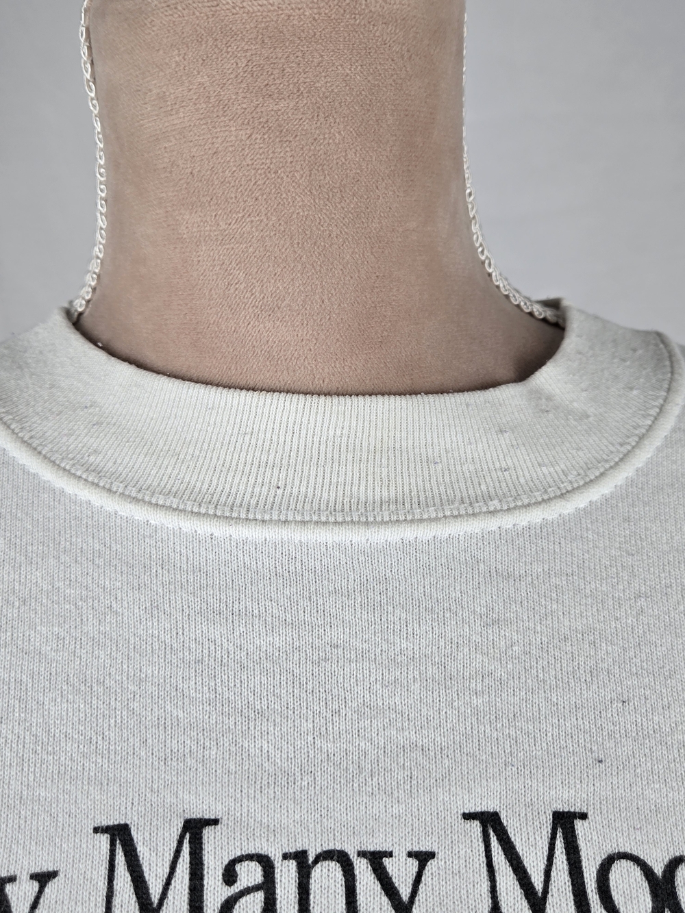 Vintage 90s Peacock Papers My Many Moods Cat Sweatshirt White XL - Picture 6 of 7